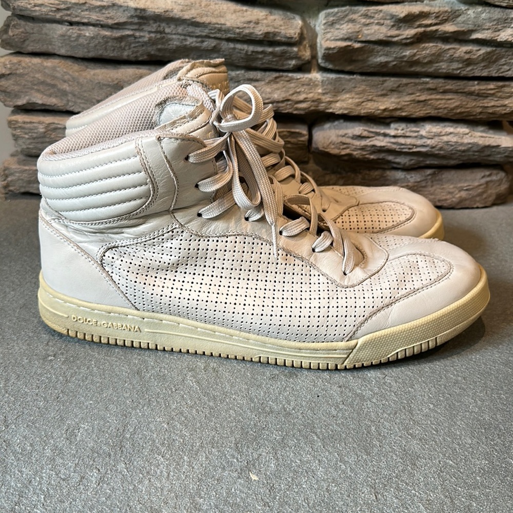 Dolce & Gabbana Perforated High Tops